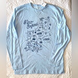 Boys Crewcuts New England Long-Sleeved Tee Size XL (12-14)